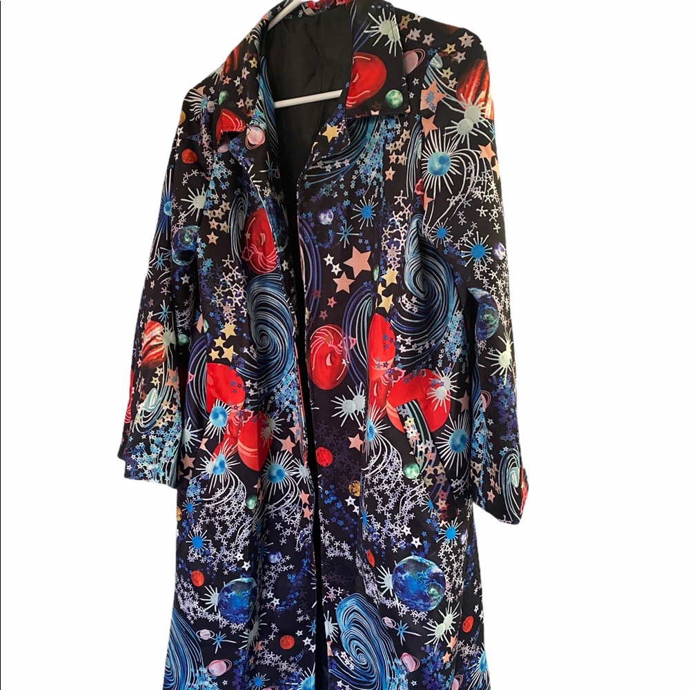 Eccentric outer space coat